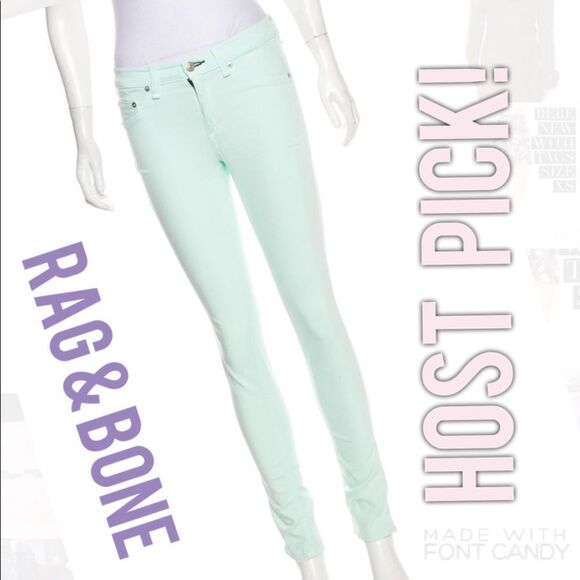 — Rag & Bone — Soft mid-rise skinny pants 27 - Picture 1 of 9